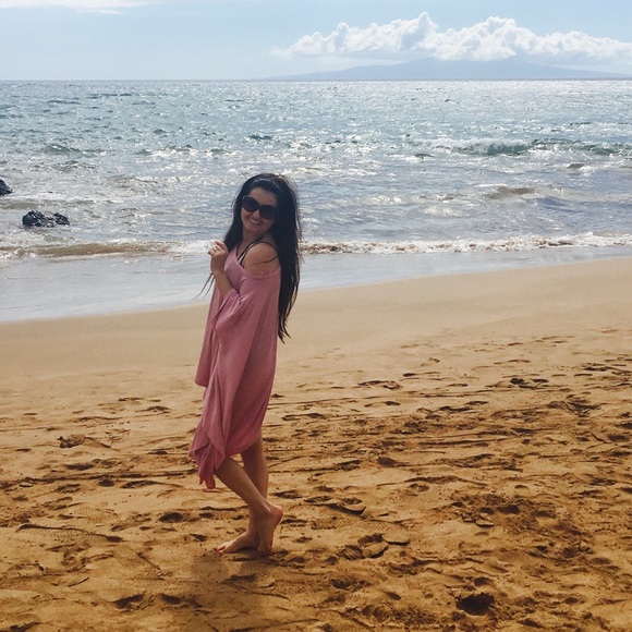 ✨Taupe Color Asymmetric Lose Fit Top Tunic✨ - Picture 4 of 4